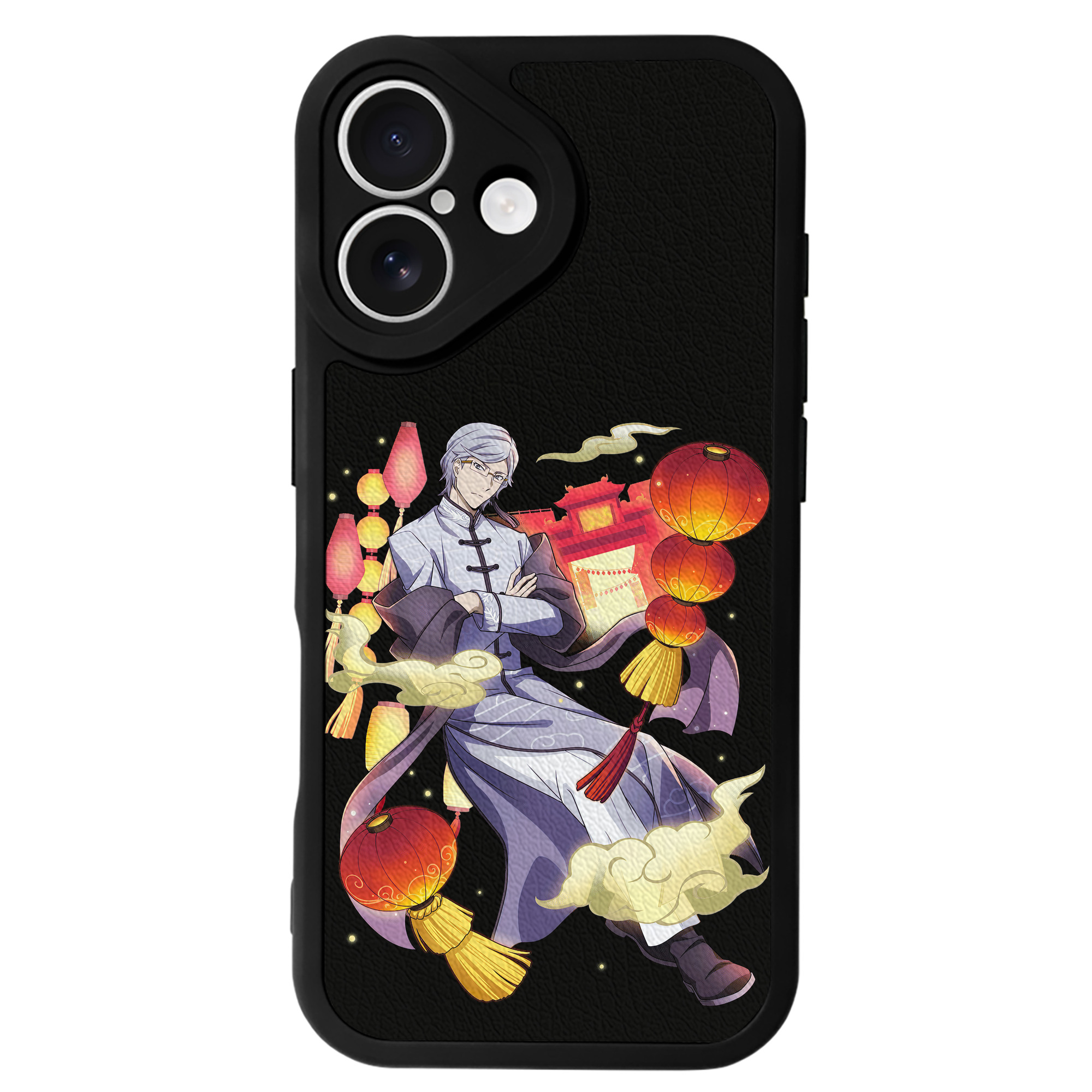 （画像用） 文豪ストレイドッグス Bungo Stray Dogs 【iPhone 16シリーズ対応】シリコンスマホケース（レザー調） 材質：シリコン